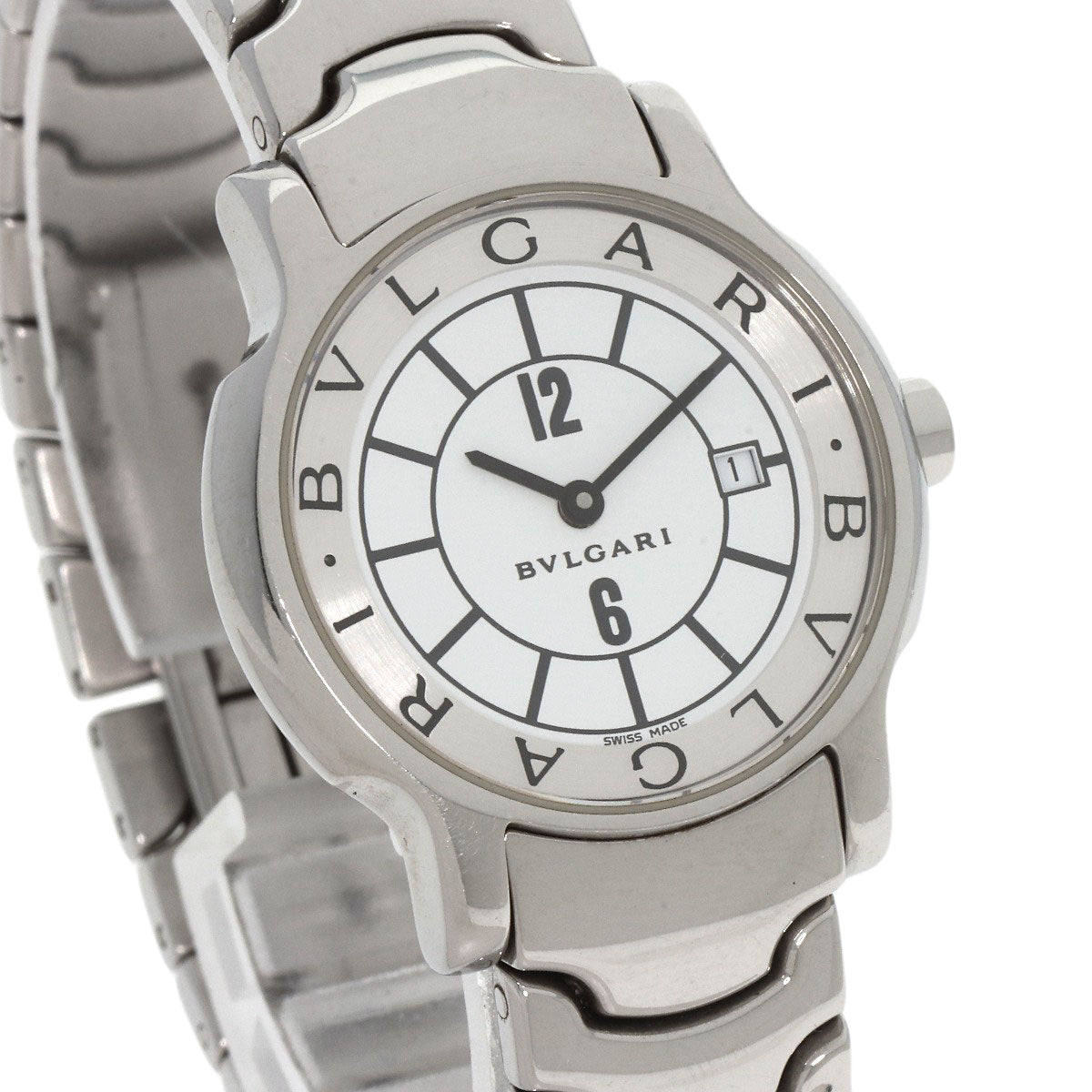 BVLGARI ブルガリ ST29S ソロテンポ 腕時計 SS レディース 中古