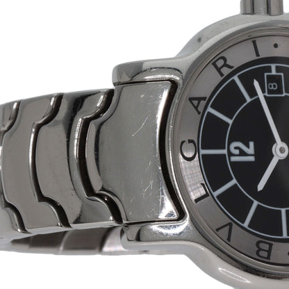 BVLGARI ブルガリ ST29S ソロテンポ ブラック 腕時計 SS レディース 中古