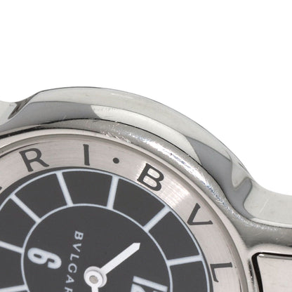 BVLGARI ブルガリ ST29S ソロテンポ ブラック 腕時計 SS レディース 中古