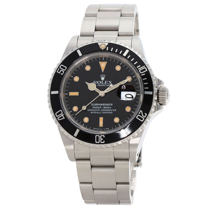 ROLEX ロレックス 16610 サブマリーナ デイト トリチウム メーカーコンプリート 腕時計 SS メンズ 中古