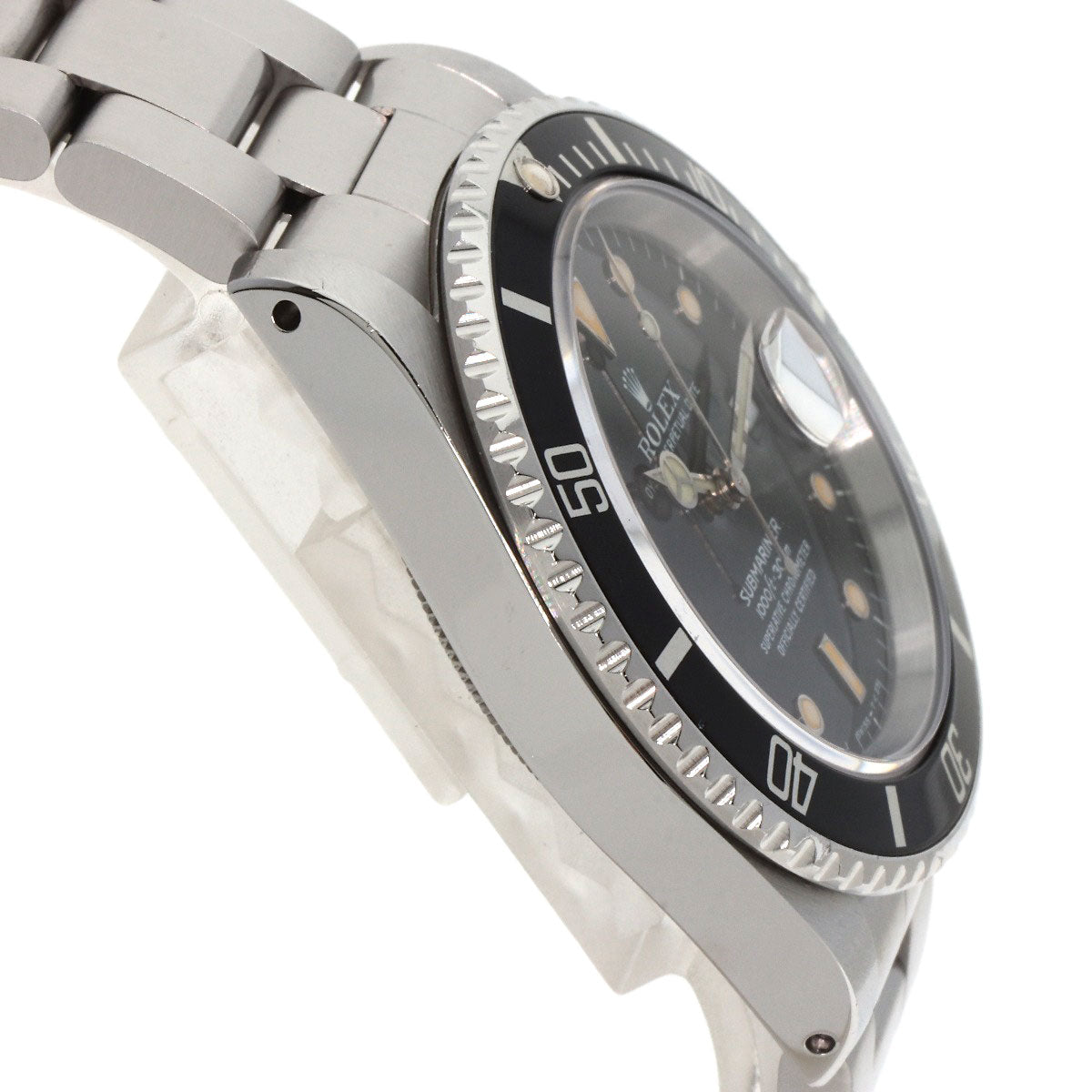 ROLEX ロレックス 16610 サブマリーナ デイト トリチウム メーカーコンプリート 腕時計 SS メンズ 中古