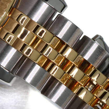 ROLEX ロレックス 179173G デイトジャスト 10P ダイヤモンド 腕時計 SS レディース 中古