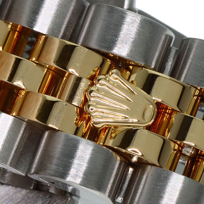 ROLEX ロレックス 179173G デイトジャスト 10P ダイヤモンド 腕時計 SS レディース 中古