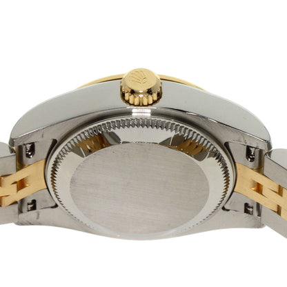 ROLEX ロレックス 179173G デイトジャスト 10P ダイヤモンド 腕時計 SS レディース 中古