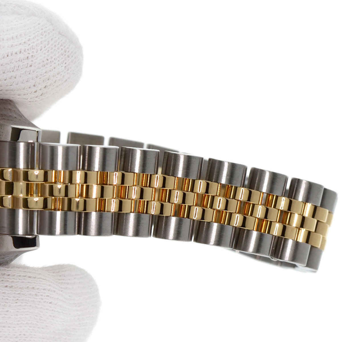 ROLEX ロレックス 179173G デイトジャスト 10P ダイヤモンド 腕時計 SS レディース 中古