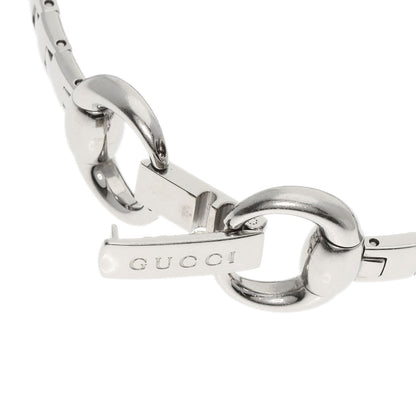 GUCCI グッチ 127.5 スクエアフェイス ベゼル ダイヤモンド 腕時計 SS レディース 中古