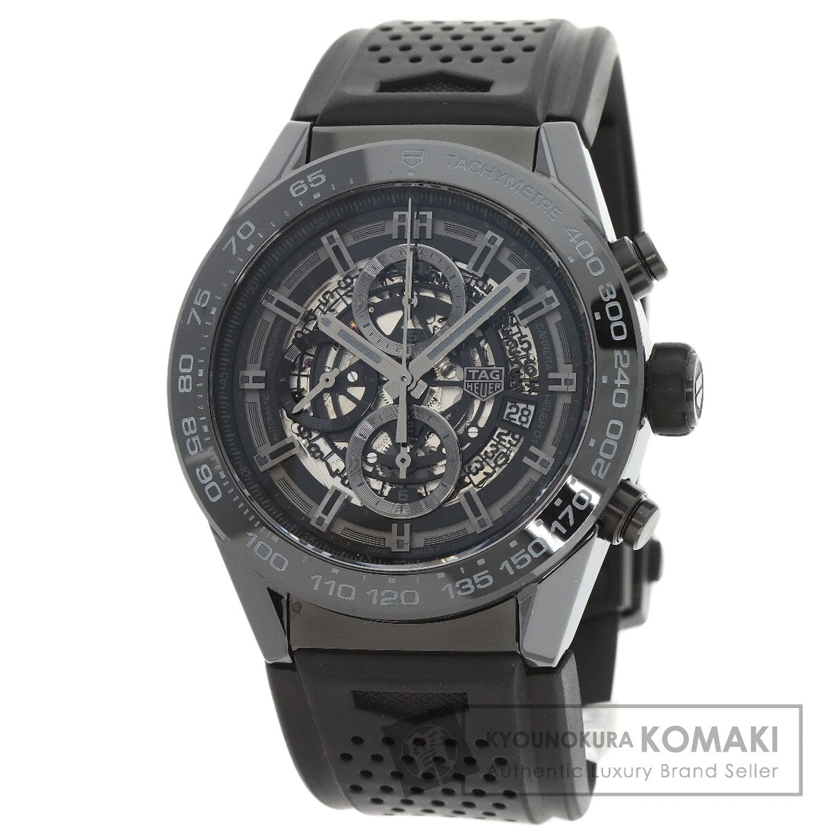 TAG HEUER タグホイヤー CAR2A90 カレラ キャリバーホイヤー01 腕時計 セラミック メンズ 中古
