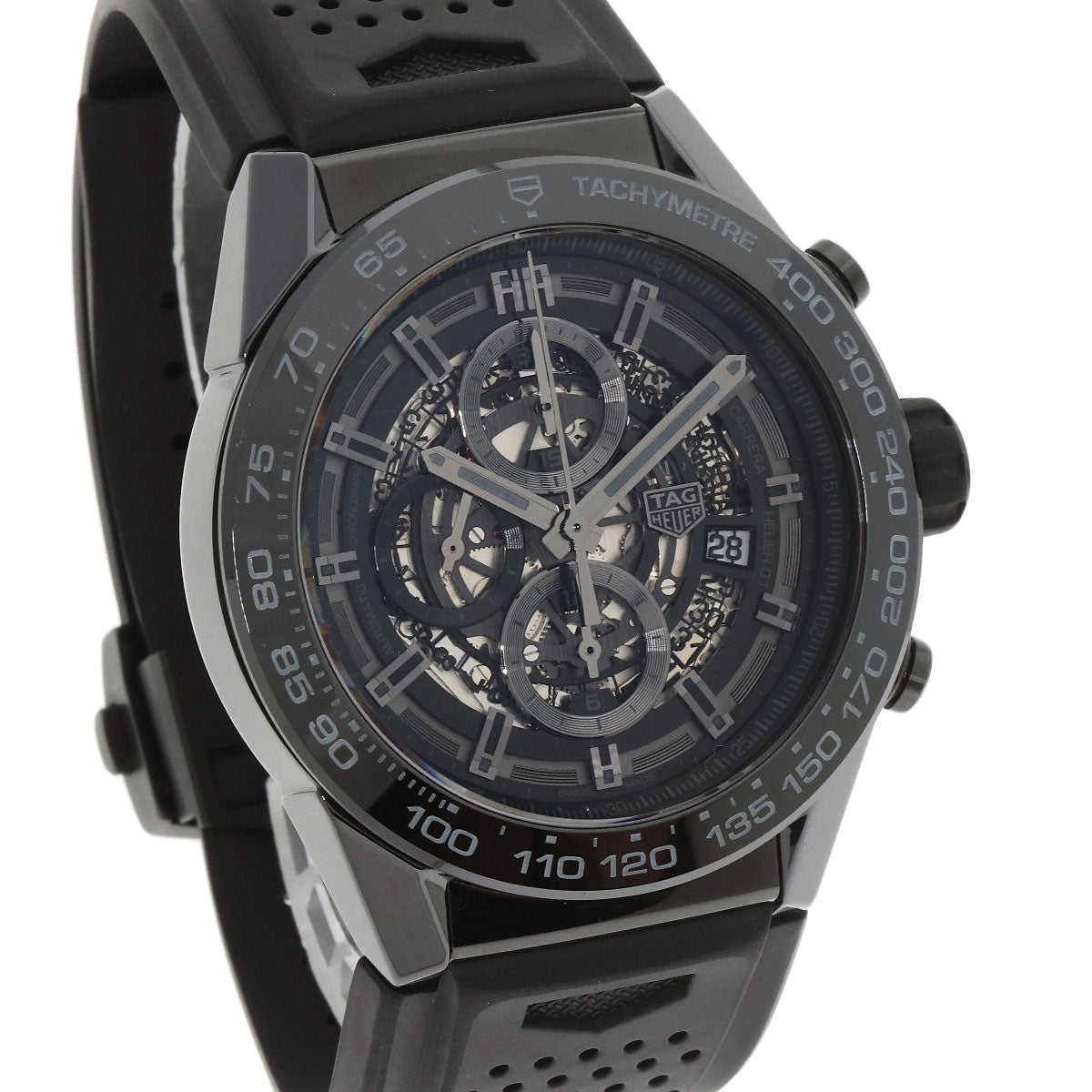 TAG HEUER タグホイヤー CAR2A90 カレラ キャリバーホイヤー01 腕時計 セラミック メンズ 中古