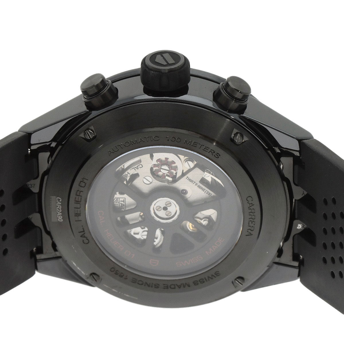 TAG HEUER タグホイヤー CAR2A90 カレラ キャリバーホイヤー01 腕時計 セラミック メンズ 中古