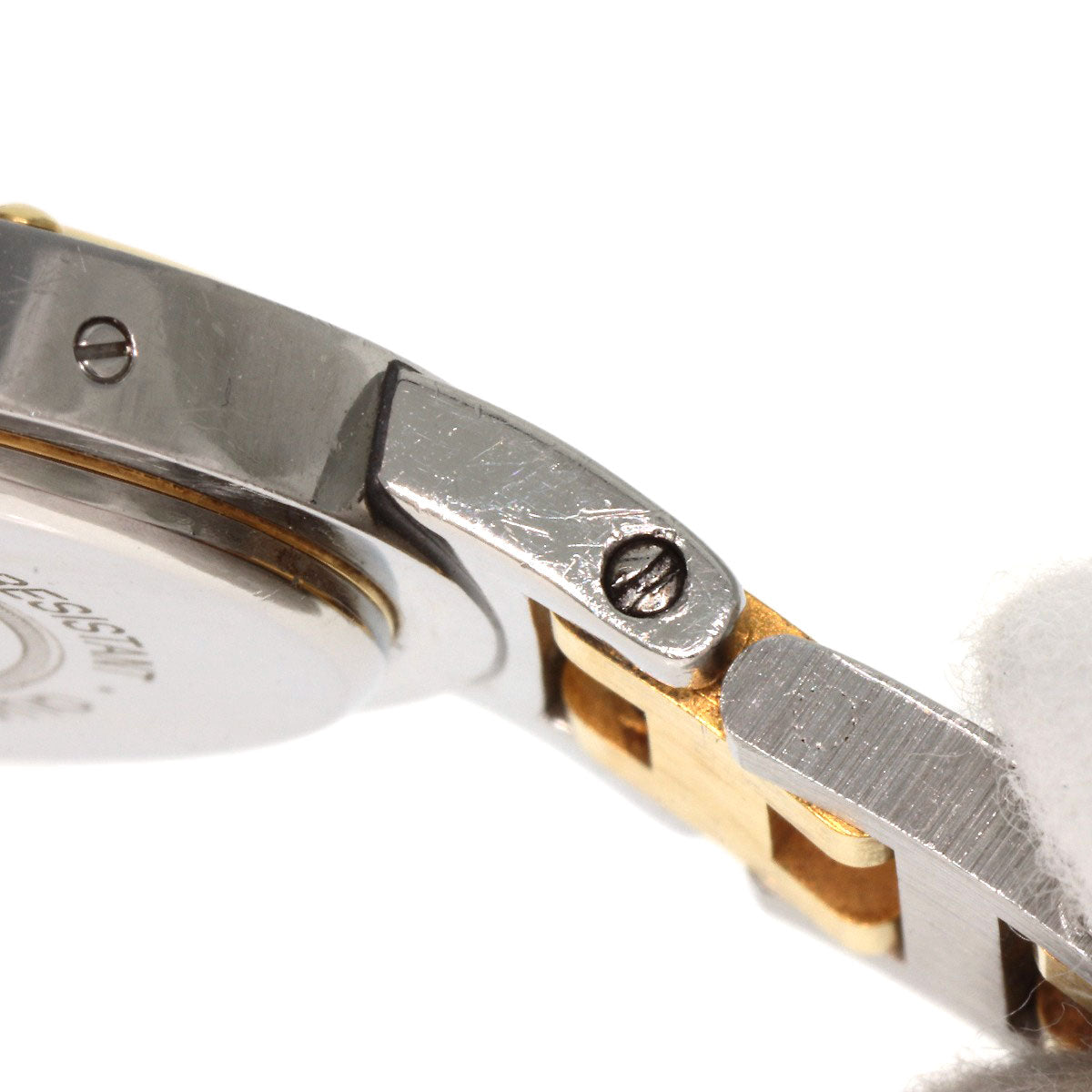 HERMES エルメス クリッパー 旧ベルト 腕時計 SS メンズ 中古