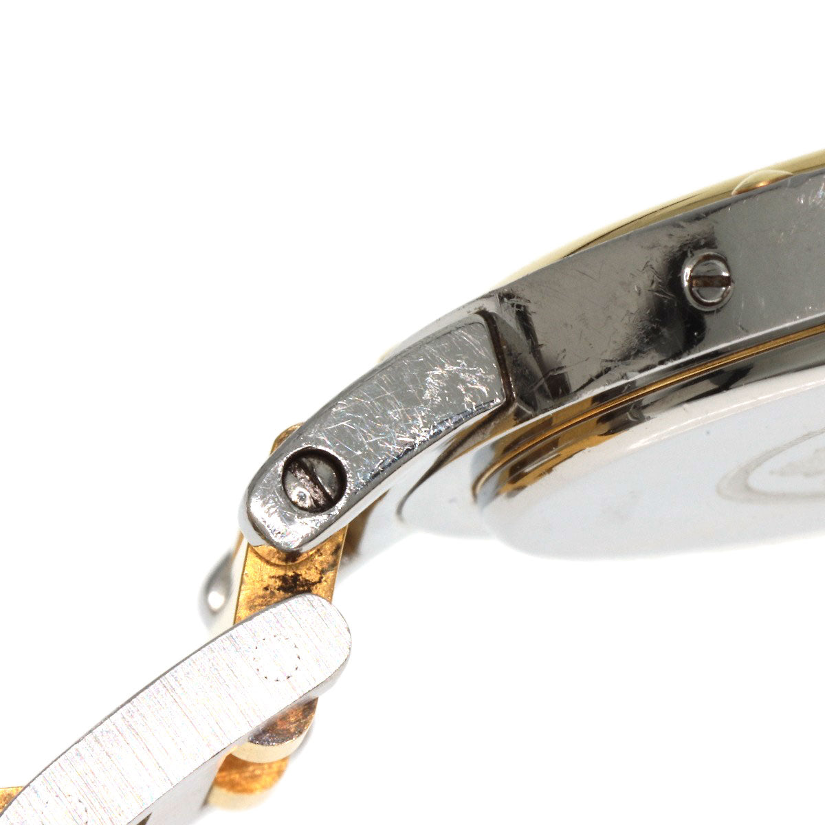 HERMES エルメス クリッパー 旧ベルト 腕時計 SS メンズ 中古