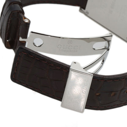 GUCCI グッチ 7100M スクエアフェイス 腕時計 SS メンズ 中古