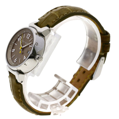 LOUIS VUITTON ルイヴィトン Q1212 タンブール 腕時計 SS レディース 中古