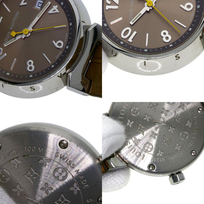 LOUIS VUITTON ルイヴィトン Q1212 タンブール 腕時計 SS レディース 中古