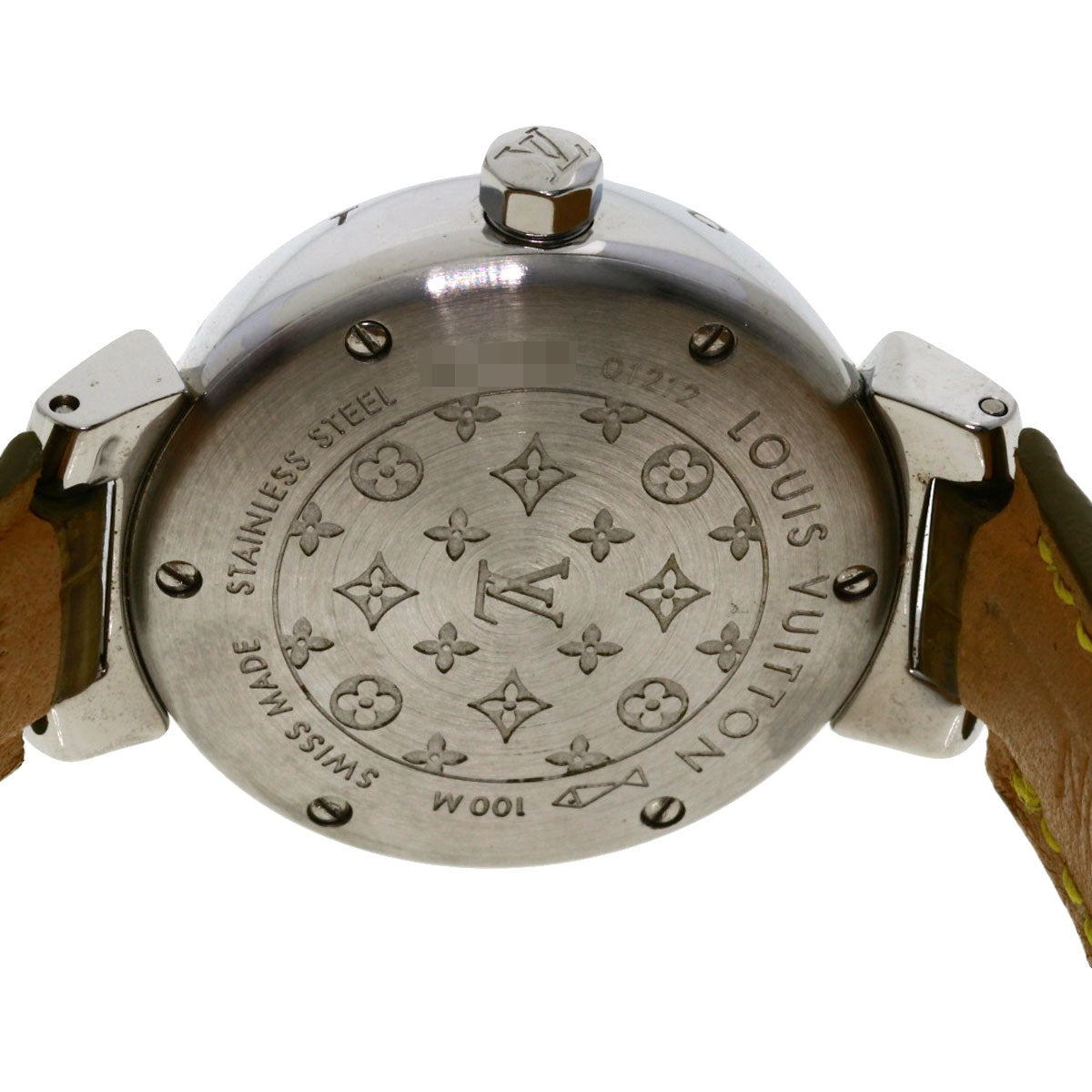 LOUIS VUITTON ルイヴィトン Q1212 タンブール 腕時計 SS レディース 中古