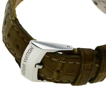 LOUIS VUITTON ルイヴィトン Q1212 タンブール 腕時計 SS レディース 中古