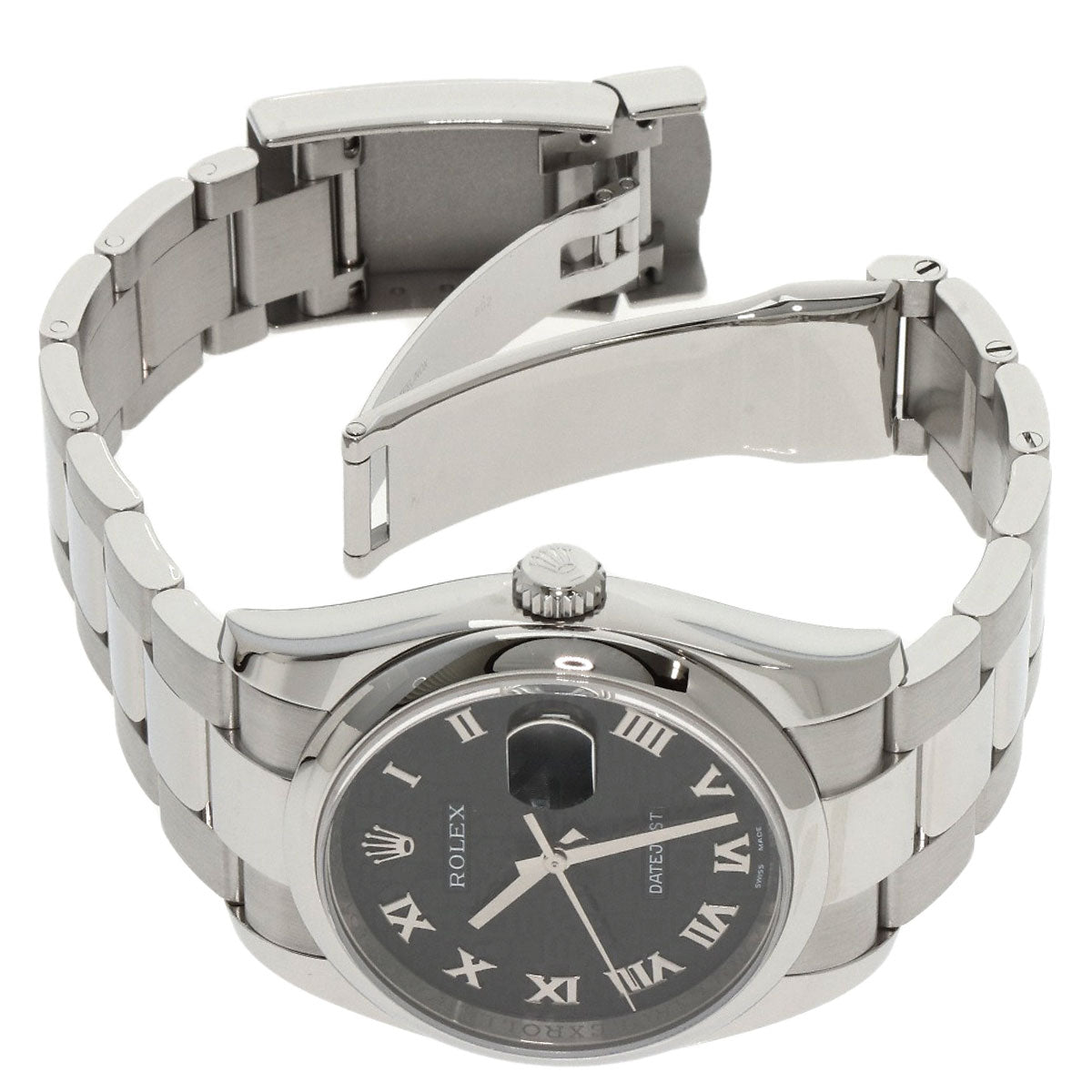 ROLEX ロレックス 116200 デイトジャスト ローマ ホリコン 腕時計 SS メンズ 中古
