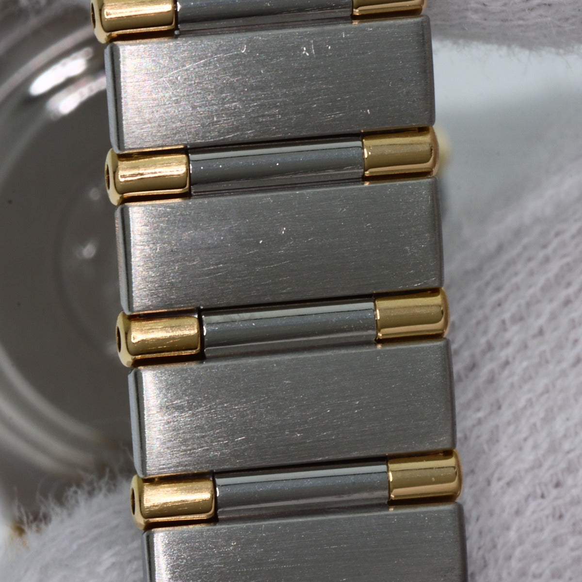 OMEGA オメガ 1367.10 コンステレーション ミニ ベゼル ダイヤモンド 腕時計 SS レディース 中古