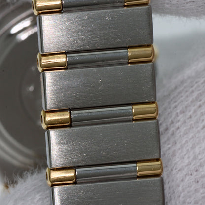 OMEGA オメガ 1367.10 コンステレーション ミニ ベゼル ダイヤモンド 腕時計 SS レディース 中古