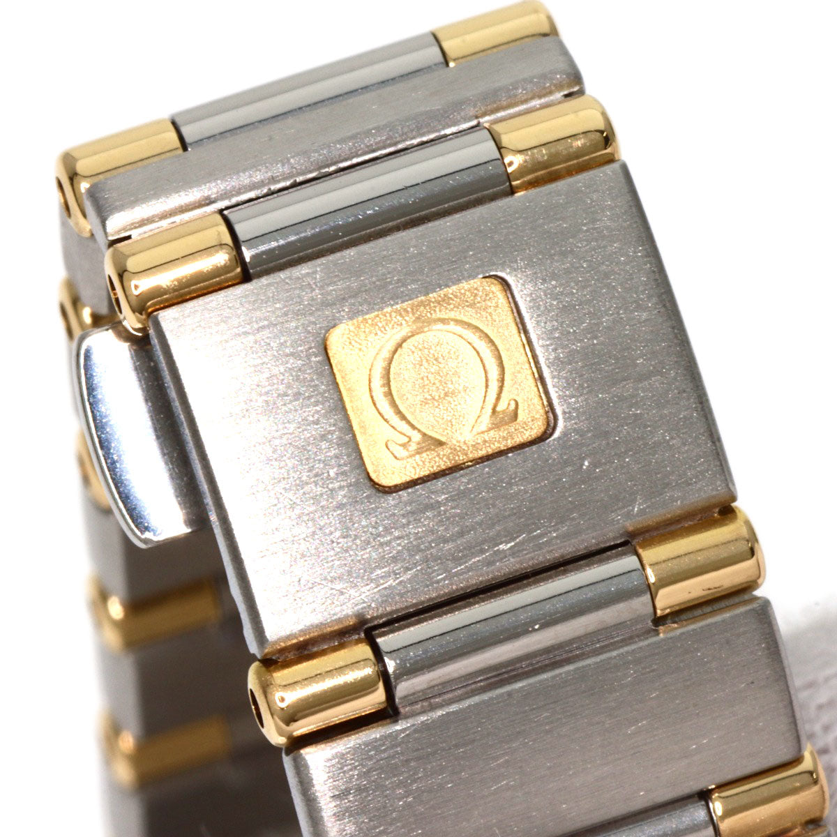 OMEGA オメガ 1367.10 コンステレーション ミニ ベゼル ダイヤモンド 腕時計 SS レディース 中古