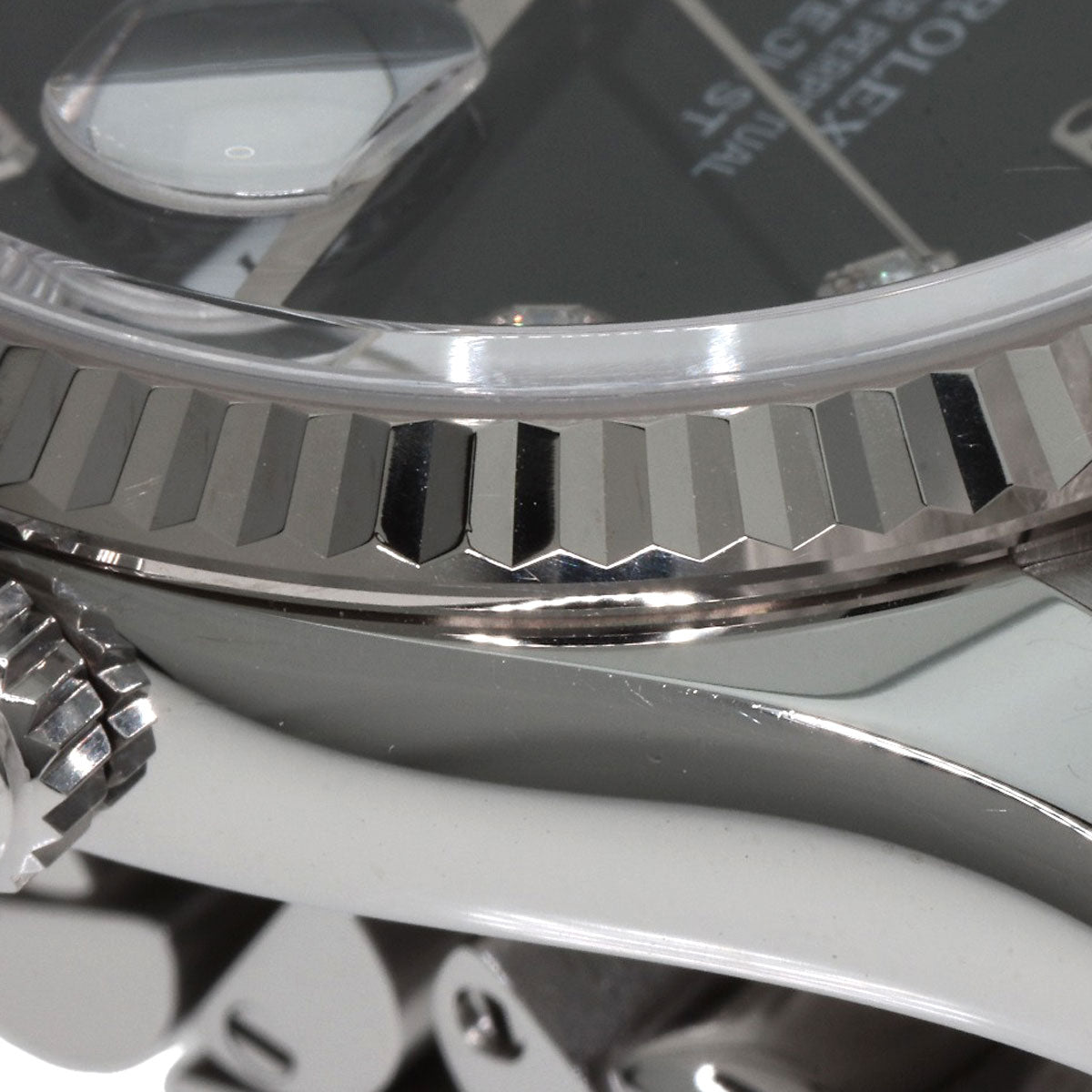 ROLEX ロレックス 116234G デイトジャスト 10P ダイヤモンド 腕時計 SS メンズ 中古