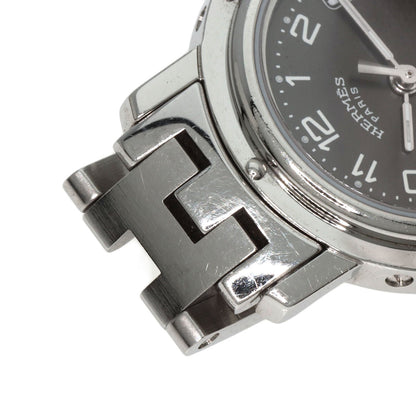 HERMES エルメス CL4.210 クリッパー 腕時計 SS レディース 中古