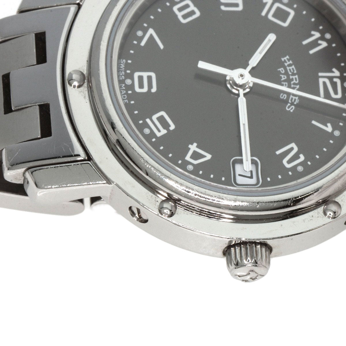 HERMES エルメス CL4.210 クリッパー 腕時計 SS レディース 中古
