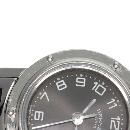 HERMES エルメス CL4.210 クリッパー 腕時計 SS レディース 中古