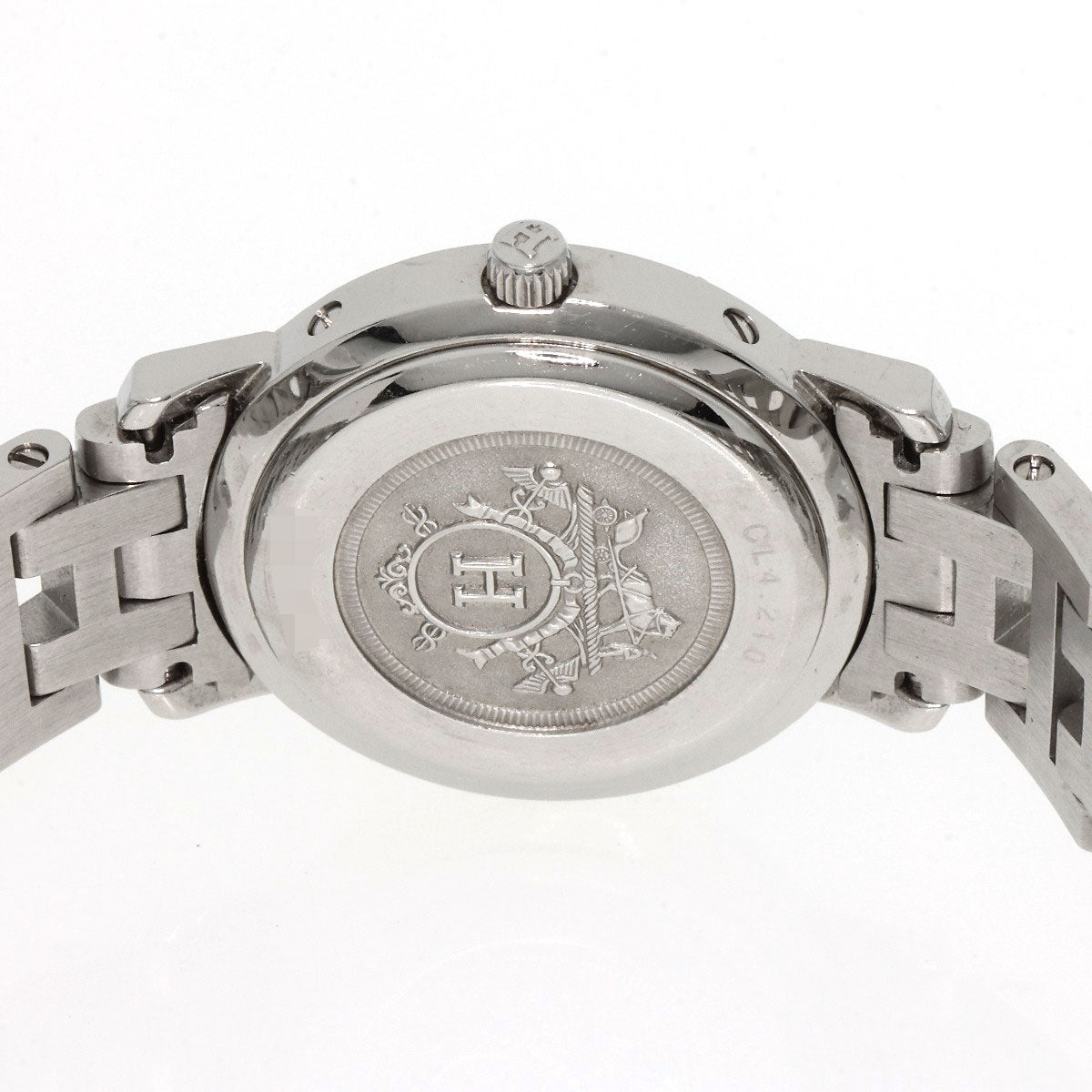 HERMES エルメス CL4.210 クリッパー 腕時計 SS レディース 中古