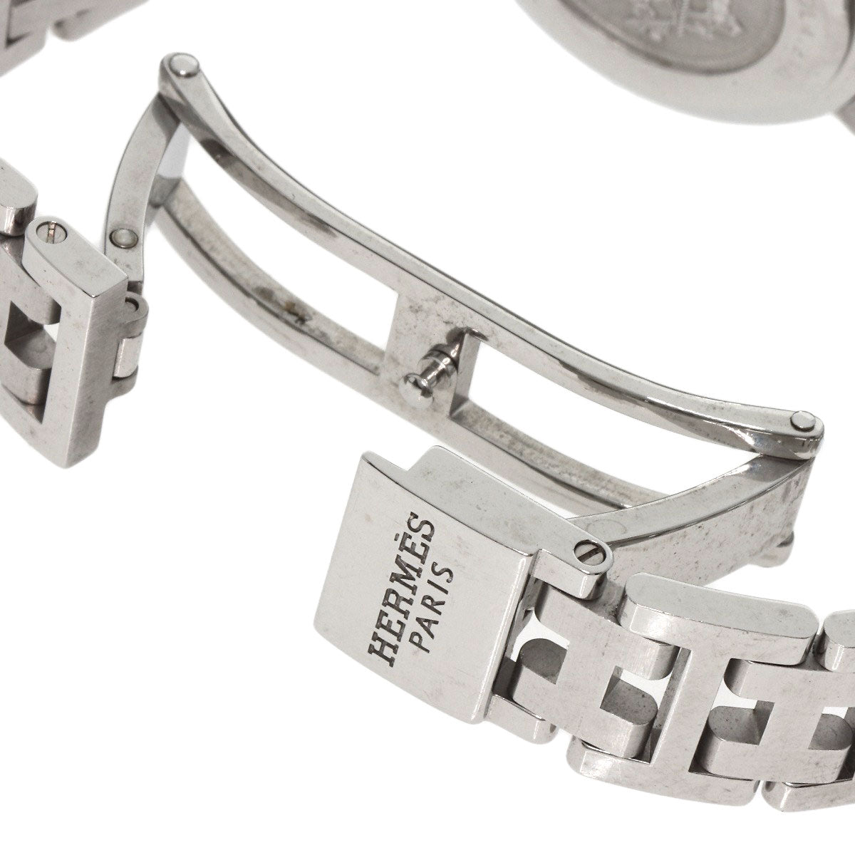 HERMES エルメス CL4.210 クリッパー 腕時計 SS レディース 中古