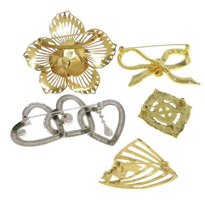 SELECT JEWELRY セレクトジュエリー 26点セット ブローチ タイピン リング ブレス ネックレス SV レディース 中古