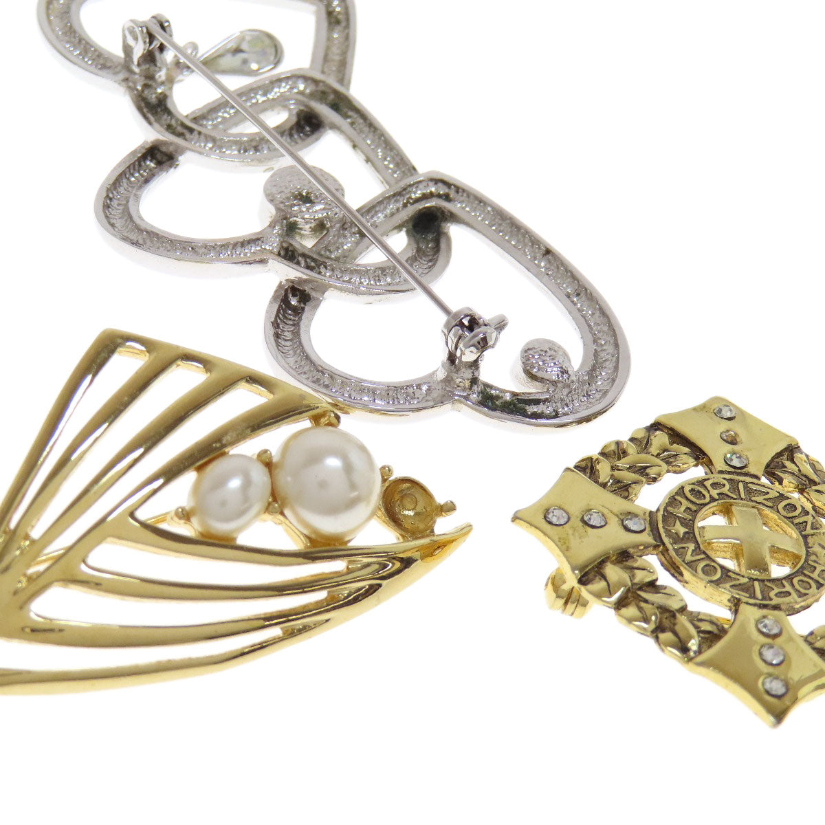 SELECT JEWELRY セレクトジュエリー 26点セット ブローチ タイピン リング ブレス ネックレス SV レディース 中古