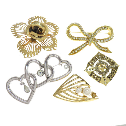 SELECT JEWELRY セレクトジュエリー 26点セット ブローチ タイピン リング ブレス ネックレス SV レディース 中古