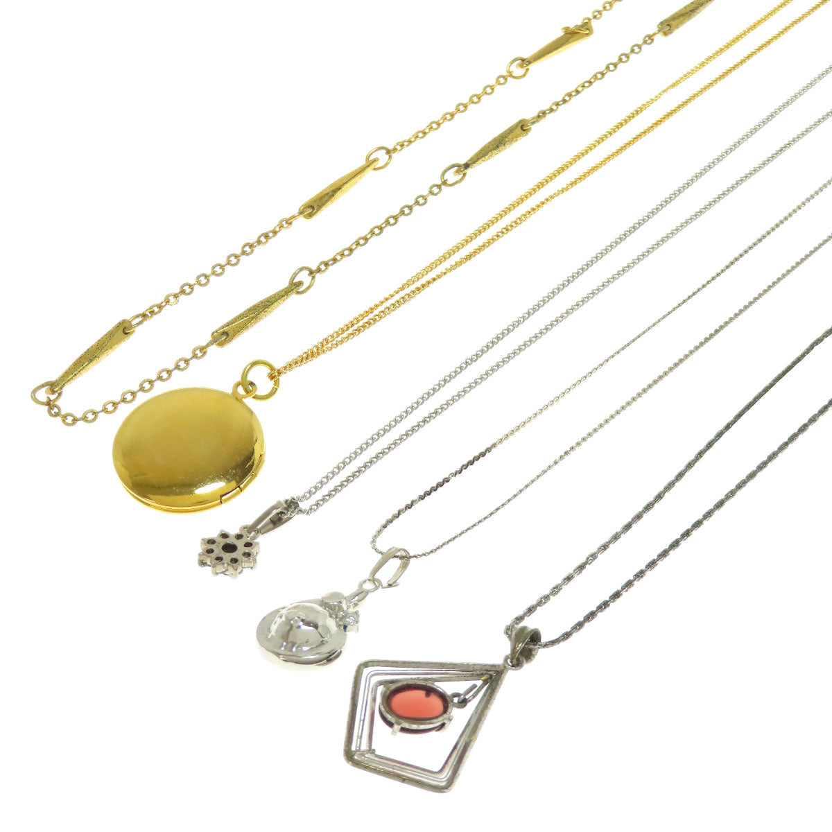 SELECT JEWELRY セレクトジュエリー 26点セット ブローチ タイピン リング ブレス ネックレス SV レディース 中古