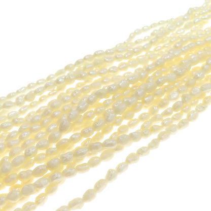 SELECT JEWELRY セレクトジュエリー 2本セット 淡水パール 真珠 10連 2連 ネックレス 金属製 レディース 中古