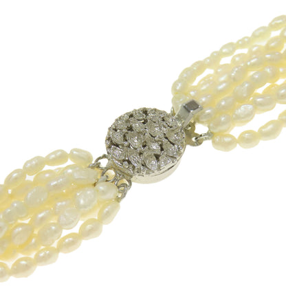 SELECT JEWELRY セレクトジュエリー 2本セット 淡水パール 真珠 10連 2連 ネックレス 金属製 レディース 中古