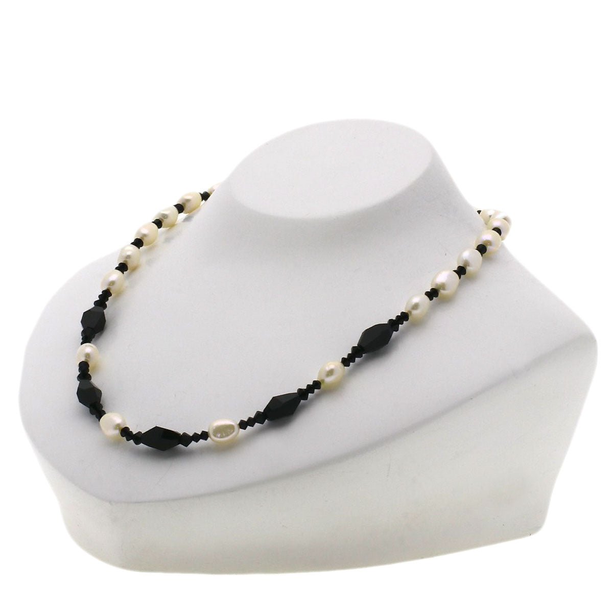 SELECT JEWELRY セレクトジュエリー ラピスラズリ 淡水パール 5連 ガーネット オニキス ネックレス3点セット ネックレス 金属製 レディース 中古