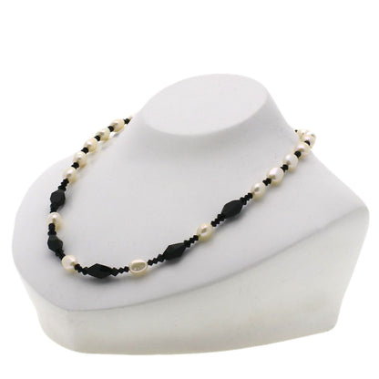 SELECT JEWELRY セレクトジュエリー ラピスラズリ 淡水パール 5連 ガーネット オニキス ネックレス3点セット ネックレス 金属製 レディース 中古