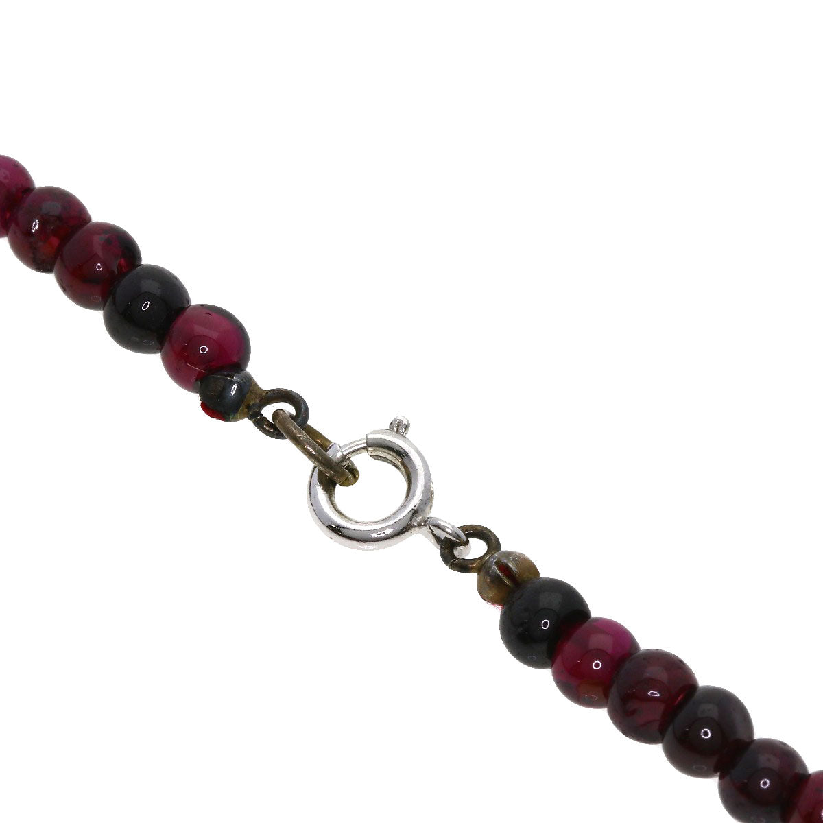 SELECT JEWELRY セレクトジュエリー ラピスラズリ 淡水パール 5連 ガーネット オニキス ネックレス3点セット ネックレス 金属製 レディース 中古