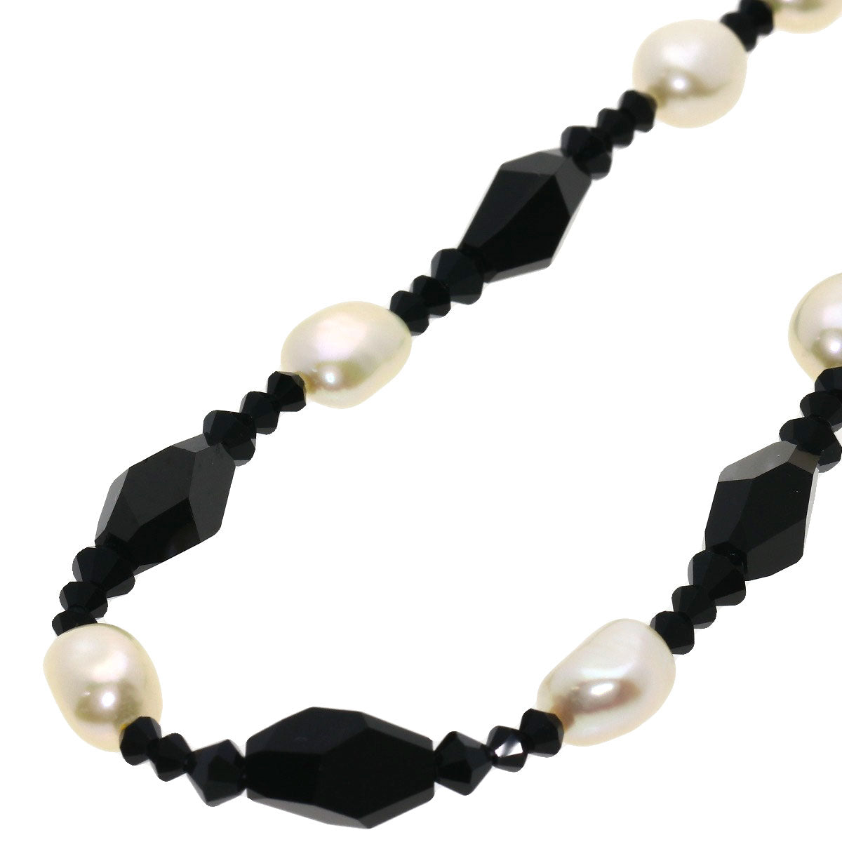 SELECT JEWELRY セレクトジュエリー ラピスラズリ 淡水パール 5連 ガーネット オニキス ネックレス3点セット ネックレス 金属製 レディース 中古