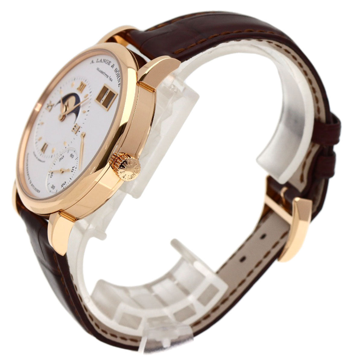 A.LANGE＆SOHNE ランゲ＆ゾーネ 139.032 LSLS1394AA グランドランゲ1 ムーンフェイズ 腕時計 K18PG メンズ 中古