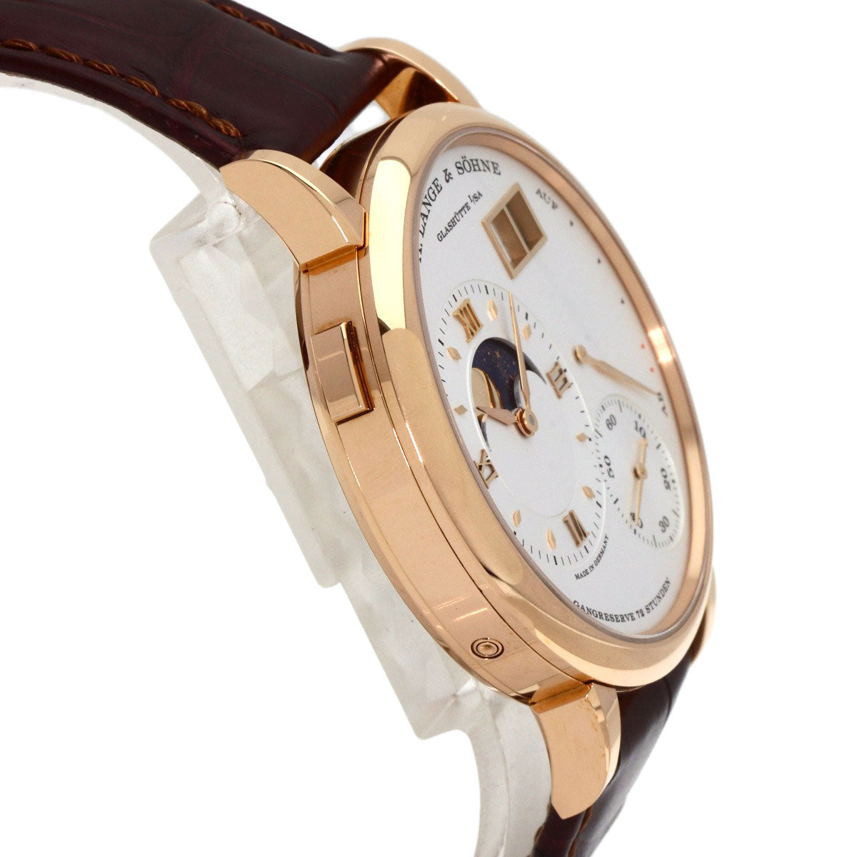 A.LANGE＆SOHNE ランゲ＆ゾーネ 139.032 LSLS1394AA グランドランゲ1 ムーンフェイズ 腕時計 K18PG メンズ 中古
