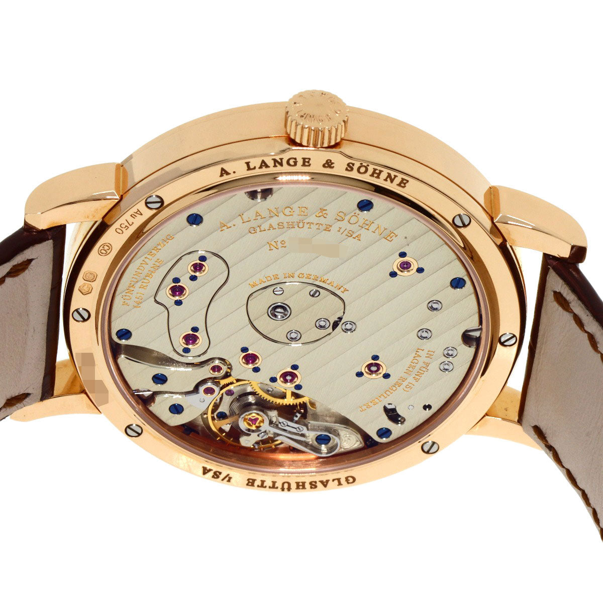 A.LANGE＆SOHNE ランゲ＆ゾーネ 139.032 LSLS1394AA グランドランゲ1 ムーンフェイズ 腕時計 K18PG メンズ 中古