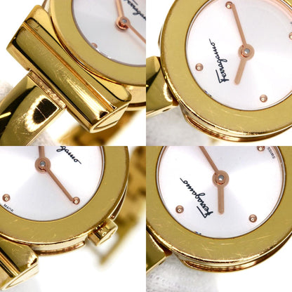 Salvatore Ferragamo サルヴァトーレフェラガモ FR-FQ5050014 ガンチーニ 腕時計 GP レディース 中古