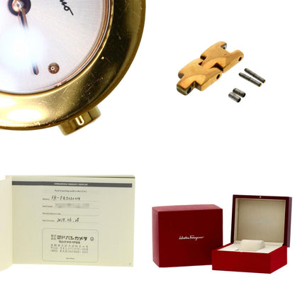 Salvatore Ferragamo サルヴァトーレフェラガモ FR-FQ5050014 ガンチーニ 腕時計 GP レディース 中古