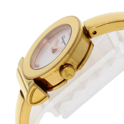 Salvatore Ferragamo サルヴァトーレフェラガモ FR-FQ5050014 ガンチーニ 腕時計 GP レディース 中古