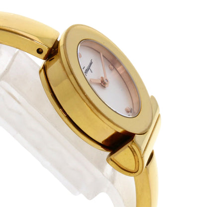 Salvatore Ferragamo サルヴァトーレフェラガモ FR-FQ5050014 ガンチーニ 腕時計 GP レディース 中古