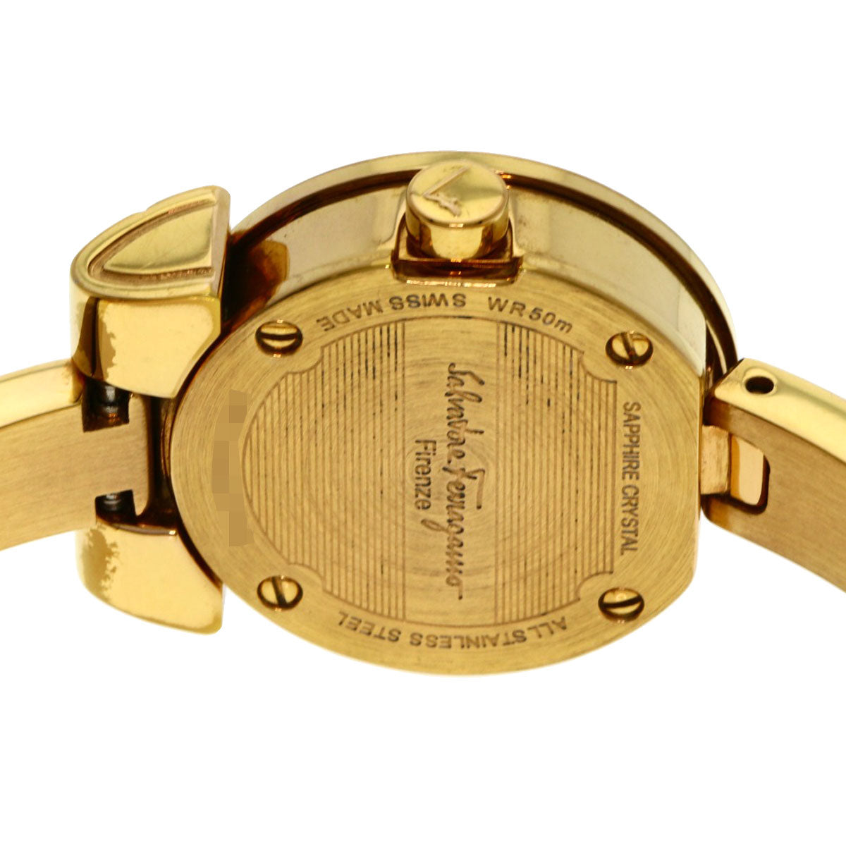 Salvatore Ferragamo サルヴァトーレフェラガモ FR-FQ5050014 ガンチーニ 腕時計 GP レディース 中古