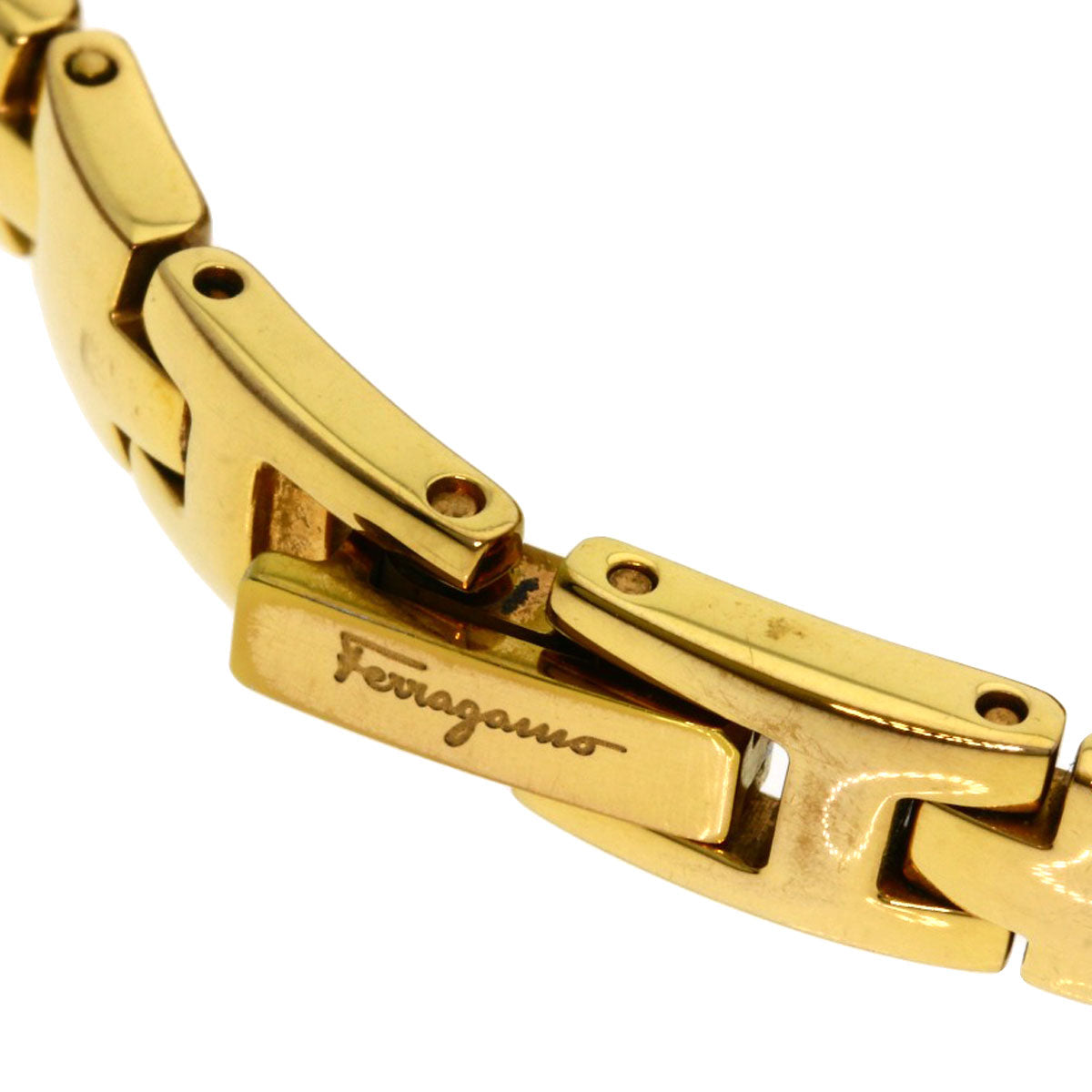 Salvatore Ferragamo サルヴァトーレフェラガモ FR-FQ5050014 ガンチーニ 腕時計 GP レディース 中古
