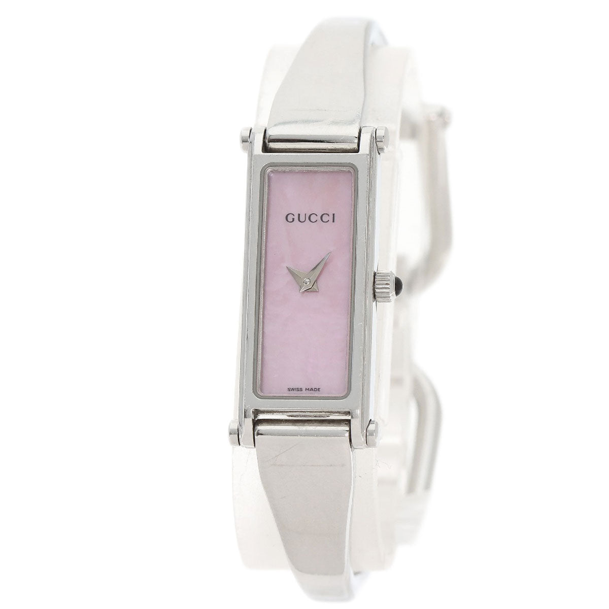 GUCCI グッチ 1500L スクエアフェイス 腕時計 SS レディース 中古